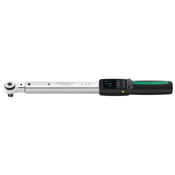 Stahlwille Tools MANOSKOP tightening angle torque wrench w.reversible ratchet insert tool 6-60 N·m sq drive 3/8 96501006